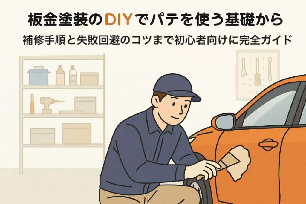 板金塗装のDIYでパテを使う基礎から補修手順と失敗回避のコツまで